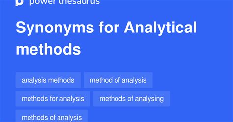 synonyms for analytical